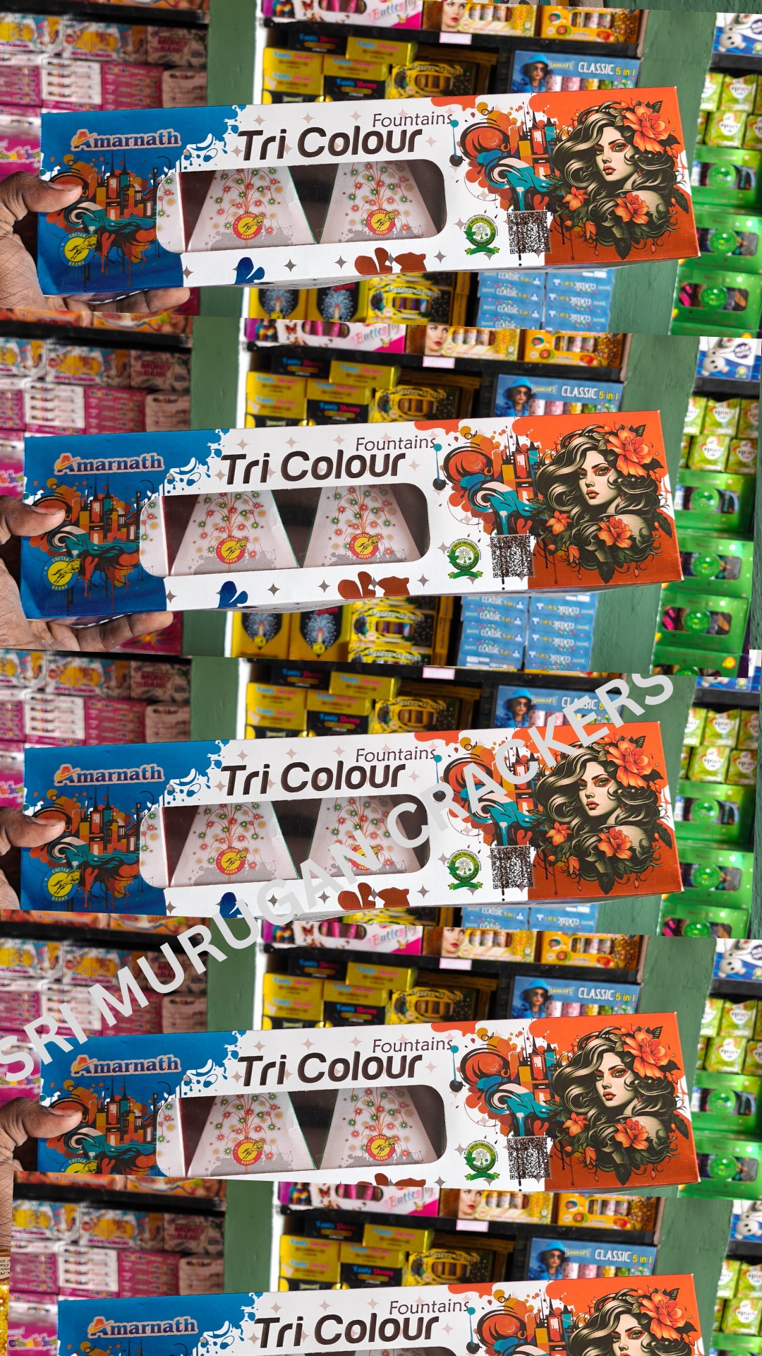 TriColour Fountain