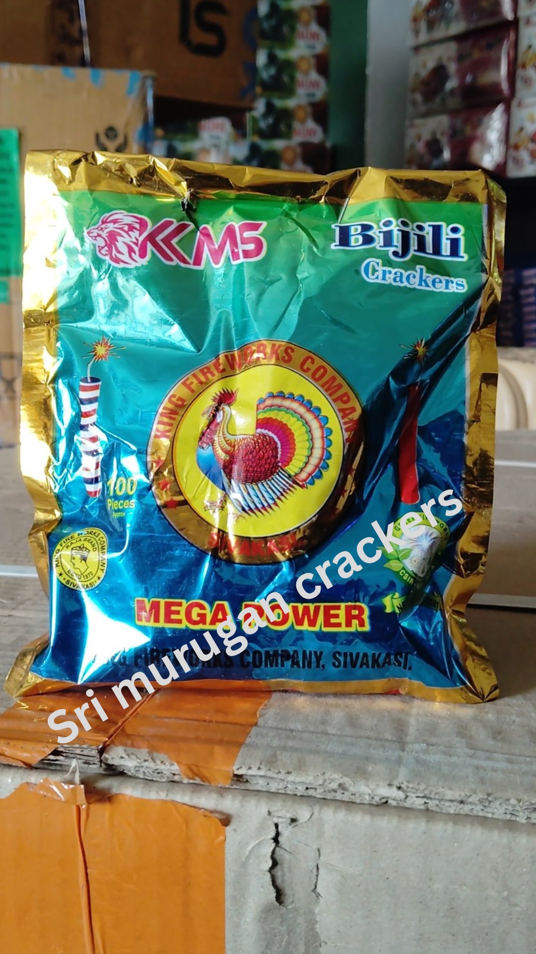 Gold Red Bijili (50Pcs)